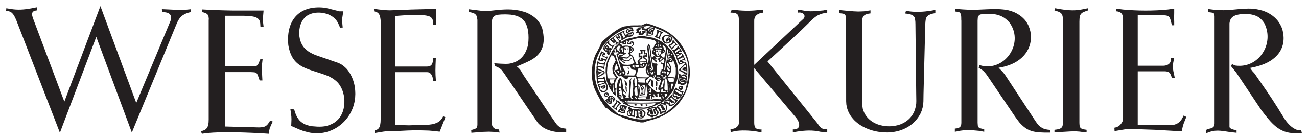 Logo von Weser Kurier, verlinkt zur offiziellen Webseite.